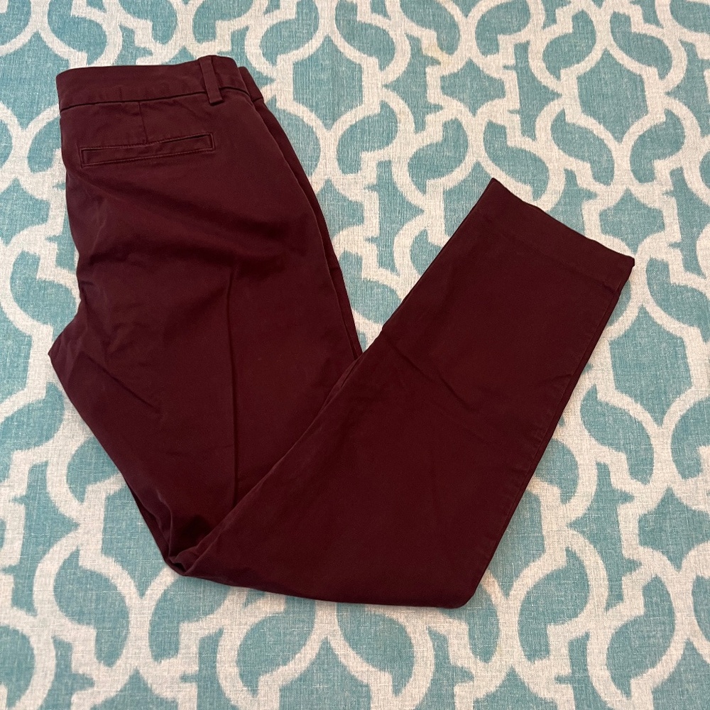 Lands End Canvas Eggplant Purple Pants - Business Casual